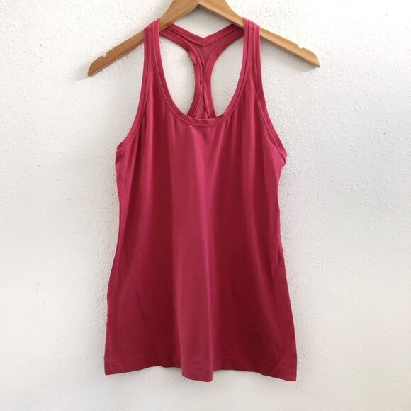 LULULEMON Cool Racerback Cranberry No size Tag Check Measurements - Picture 2 of 8